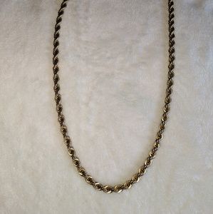 Avon Gold-tone Rope Necklace